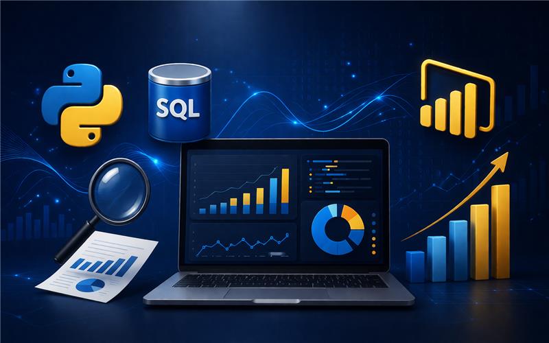Python, SQL &  Power BI – Data  Analytics Program